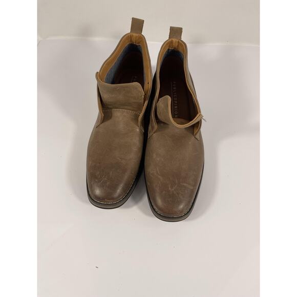 Public Opinion Shoes Men\'s Size 8M Brown Leather Boots Lace Up Casual Chukka New main image 8